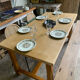 6 flat plates Pillivuyt in French porcelain