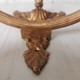 Brass swan head towel rack