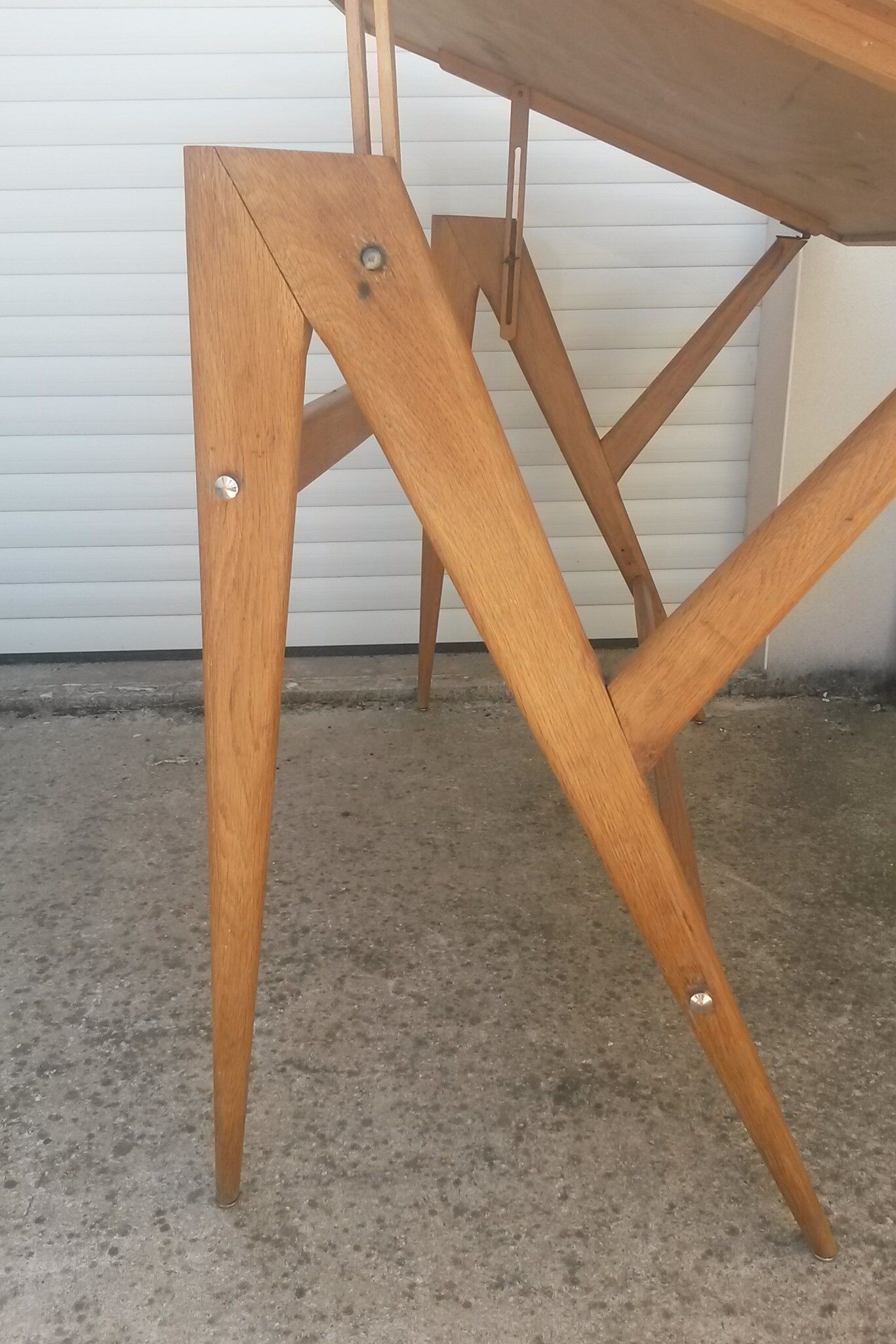Architect table compass feet 1950s