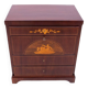 Inlaid antique chest of drawers, Northern Europe, around 1870. After renovation.