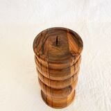 Wooden candle holder