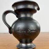 Pitcher Jean Marais black ceramic