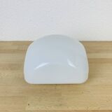 Vintage square opaline wall light