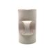 Vase / pichet en céramique blanche organique moderne, La Sfera Italie années 1980
