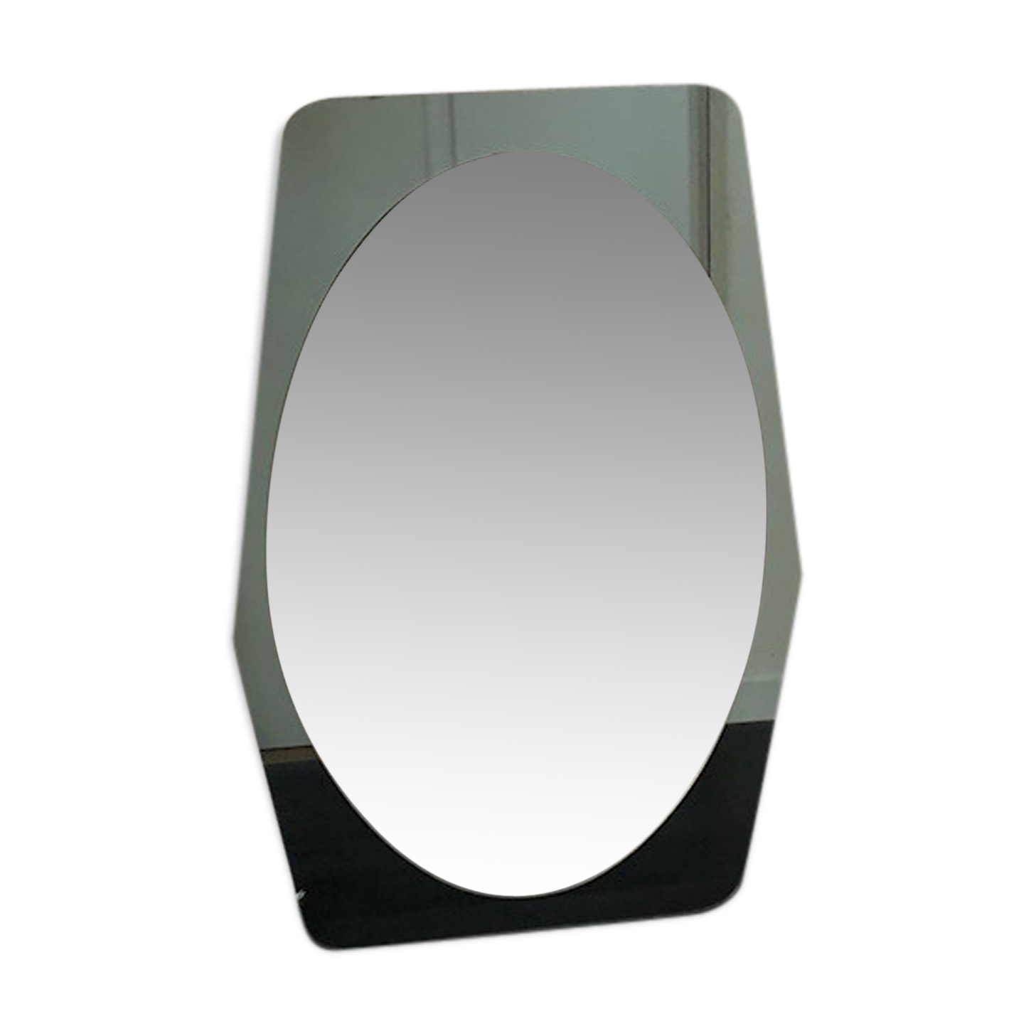 Tinted double mirror 80s size 66x43cm