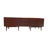 Scandinavian row in vintage teak 1960