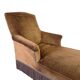 Chaise longue vintage / fauteuil / méridienne avec franges