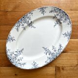 Oval iron earth dish "Spring" Opaque from Gien