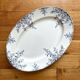 Oval iron earth dish "Spring" Opaque from Gien