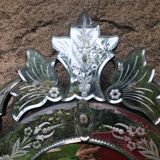 Venetian mirror circa 1900, 79x41 cm