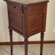 Table de chevet ancienne marbre et bois