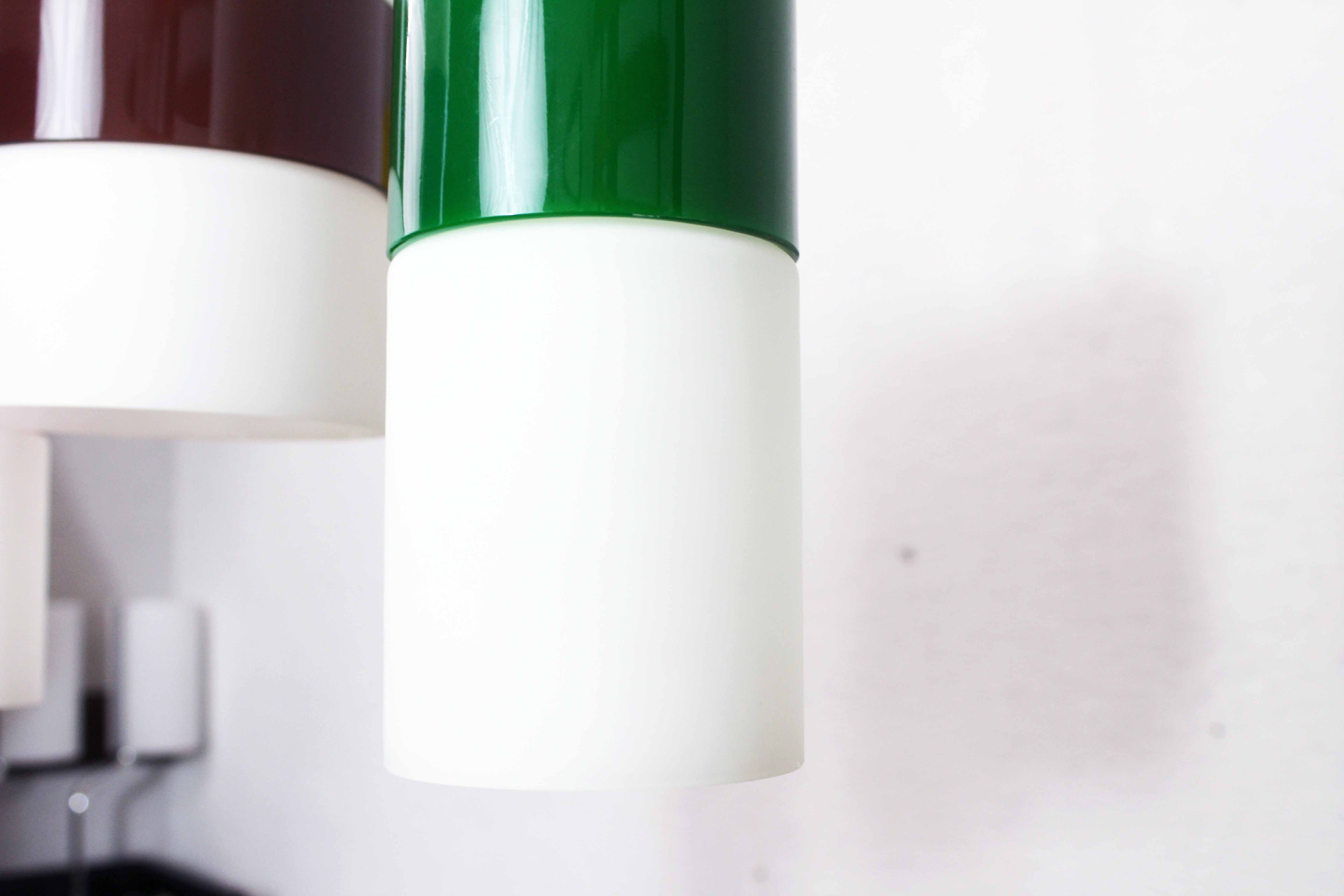 Chandelier with vintage suspensions