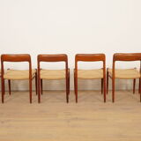 6 x vintage dining chairs | Niels Otto Møller | Model 75 | Teak
