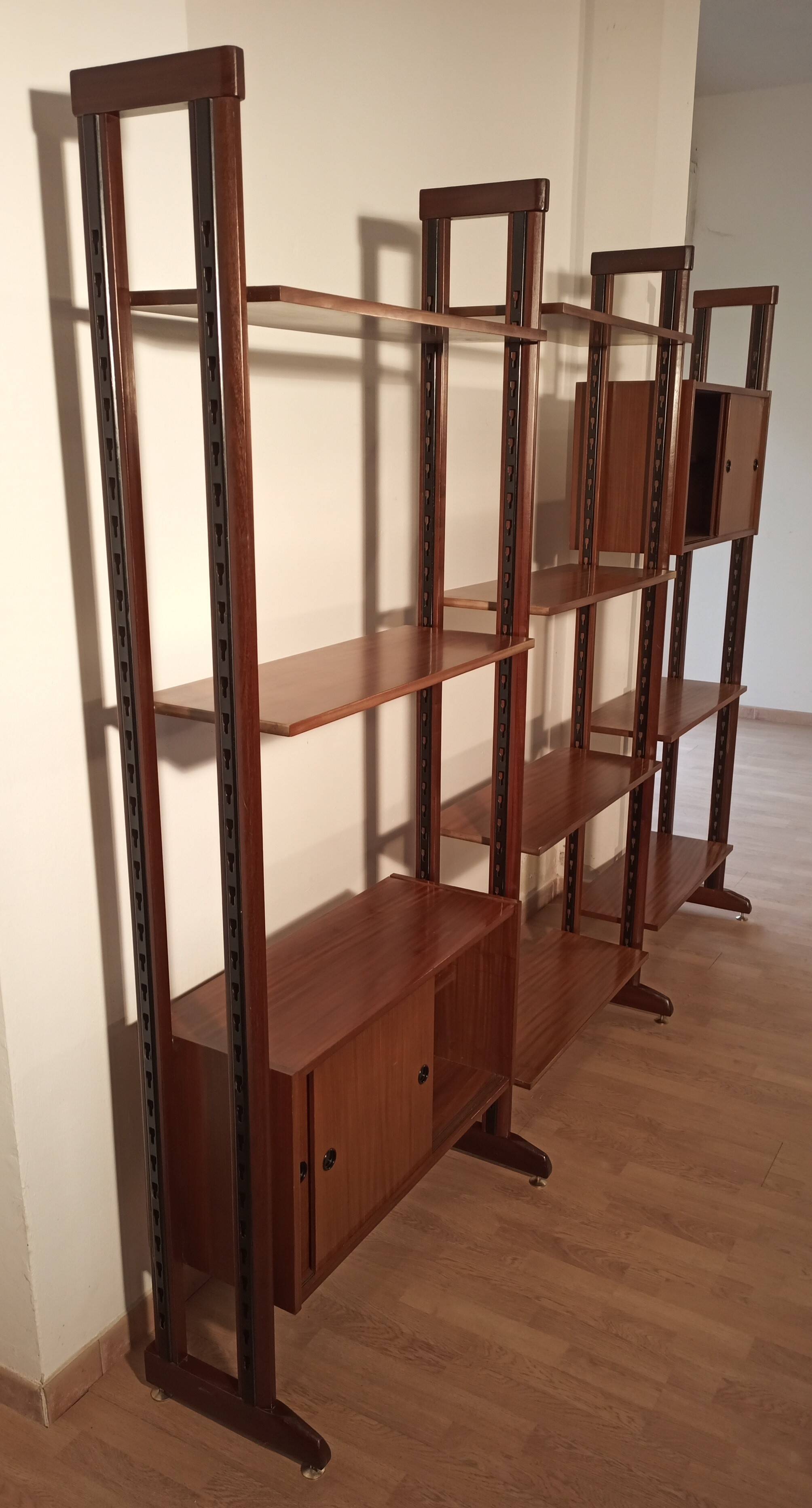Vintage Modular Teak Bookcase, 1960s