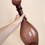 Bubble glass big carafe Biot 42 cm