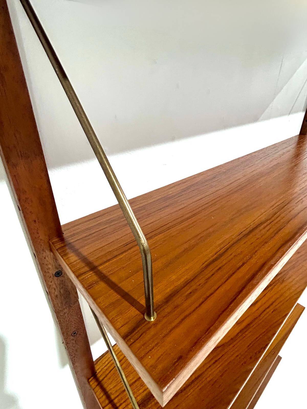 Vintage Modular Teak Wall Shelf System - Romain B.