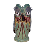 Ceramic owl lamp, 2019