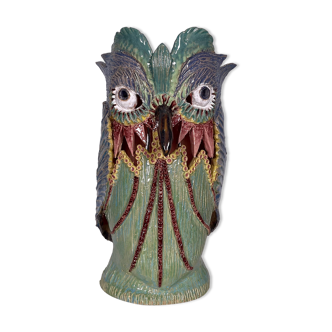 Lampe hibou en céramique, 2019