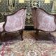 Pair of Louis XV armchairs - Rocailles