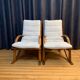 Paire de fauteuils WK Wohnen Allemagne années 1970