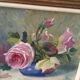 Nature morte bouquet de roses dans un vase