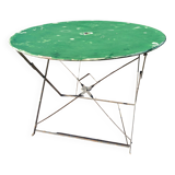 Green vintage folding garden table