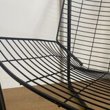 Black räane armchair by niels gammelgaard for ikea