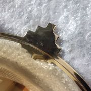 Antique and elegant Art Deco brass bowl