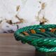 Woven ceramic fruit bowl or dish from Vallauris