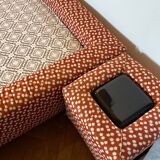 Cinna vintage 70s bed and bedside table set