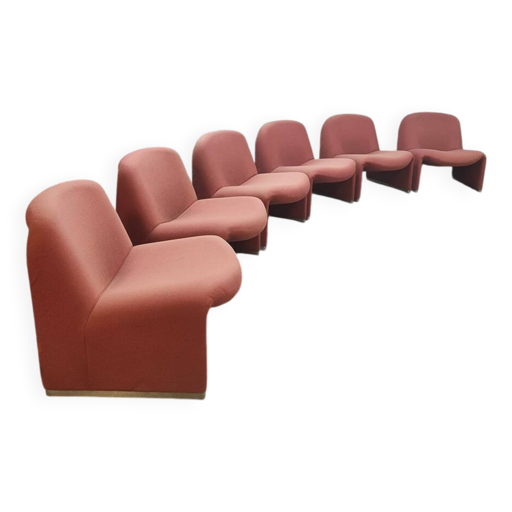 Ensemble de salon au design vintage Chaises Alky Giancarlo Piretti Artifort