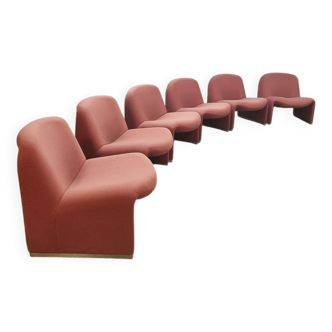 Ensemble de salon au design vintage Chaises Alky Giancarlo Piretti Artifort