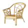 1970s vintage bamboo garden armchair