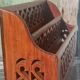 Wooden letter holder