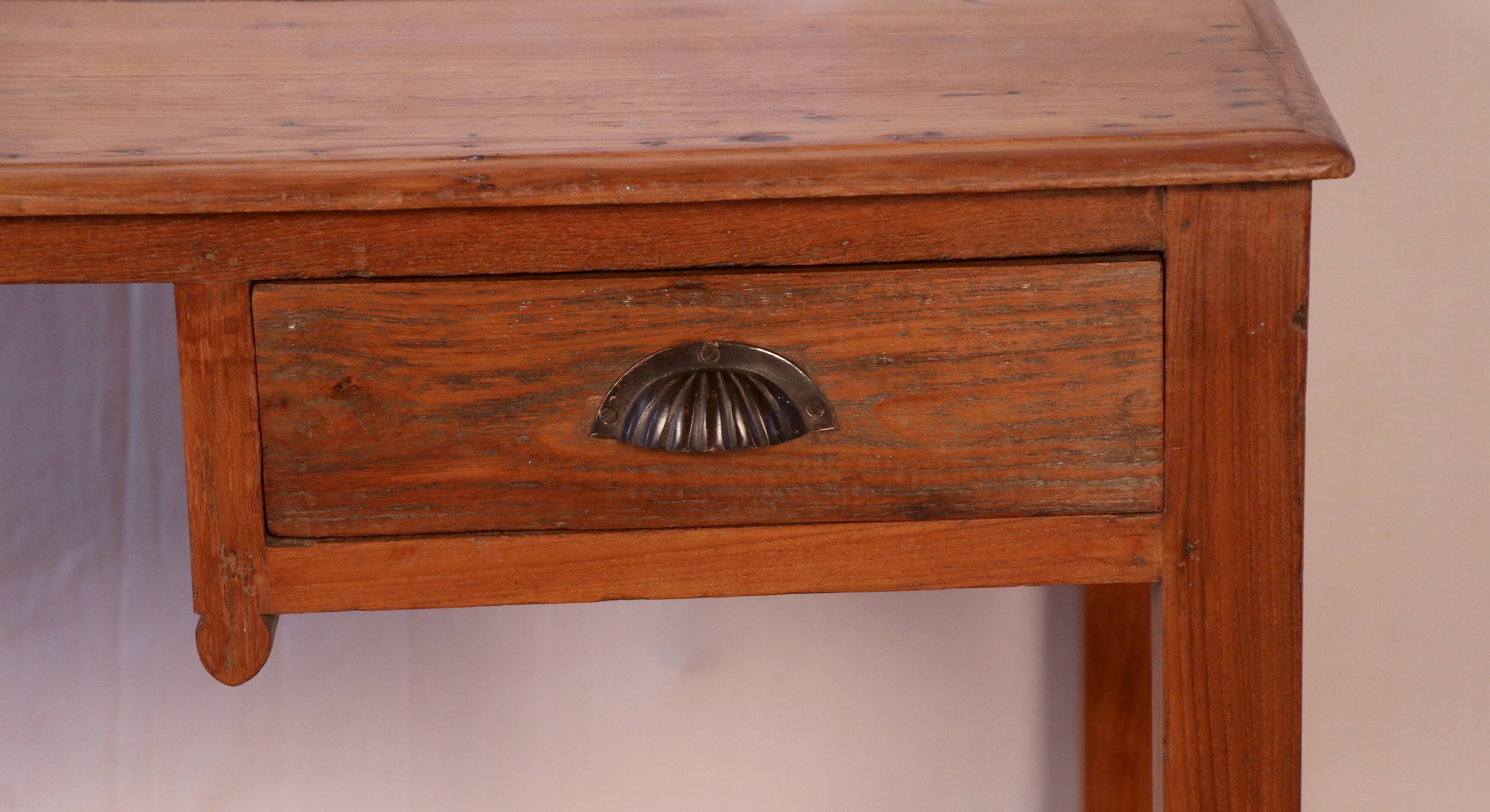 Old desk Burmese teak