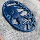 Dessous de plat fonte émaillée invicta chat bleu