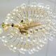 Modern crystal tassel chandelier