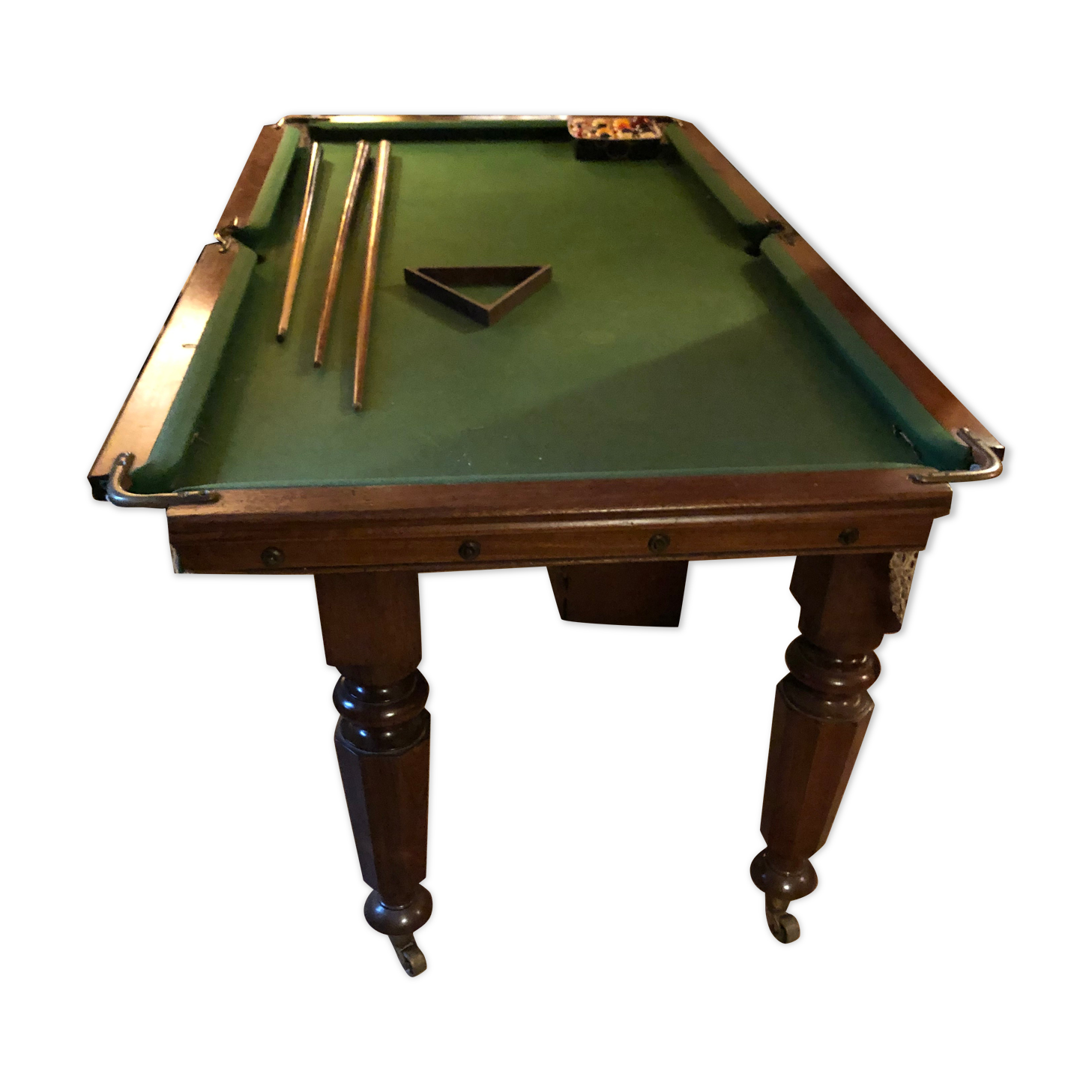 Billard signé EJ Riley vers 1910