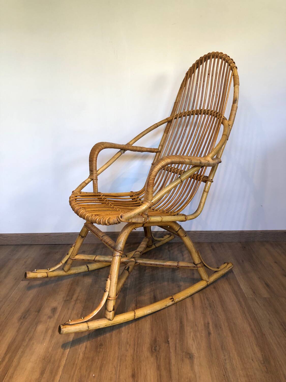 Rattan rocking chair