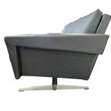 Vintage 70s armchair / sofa / couch with chrome frame