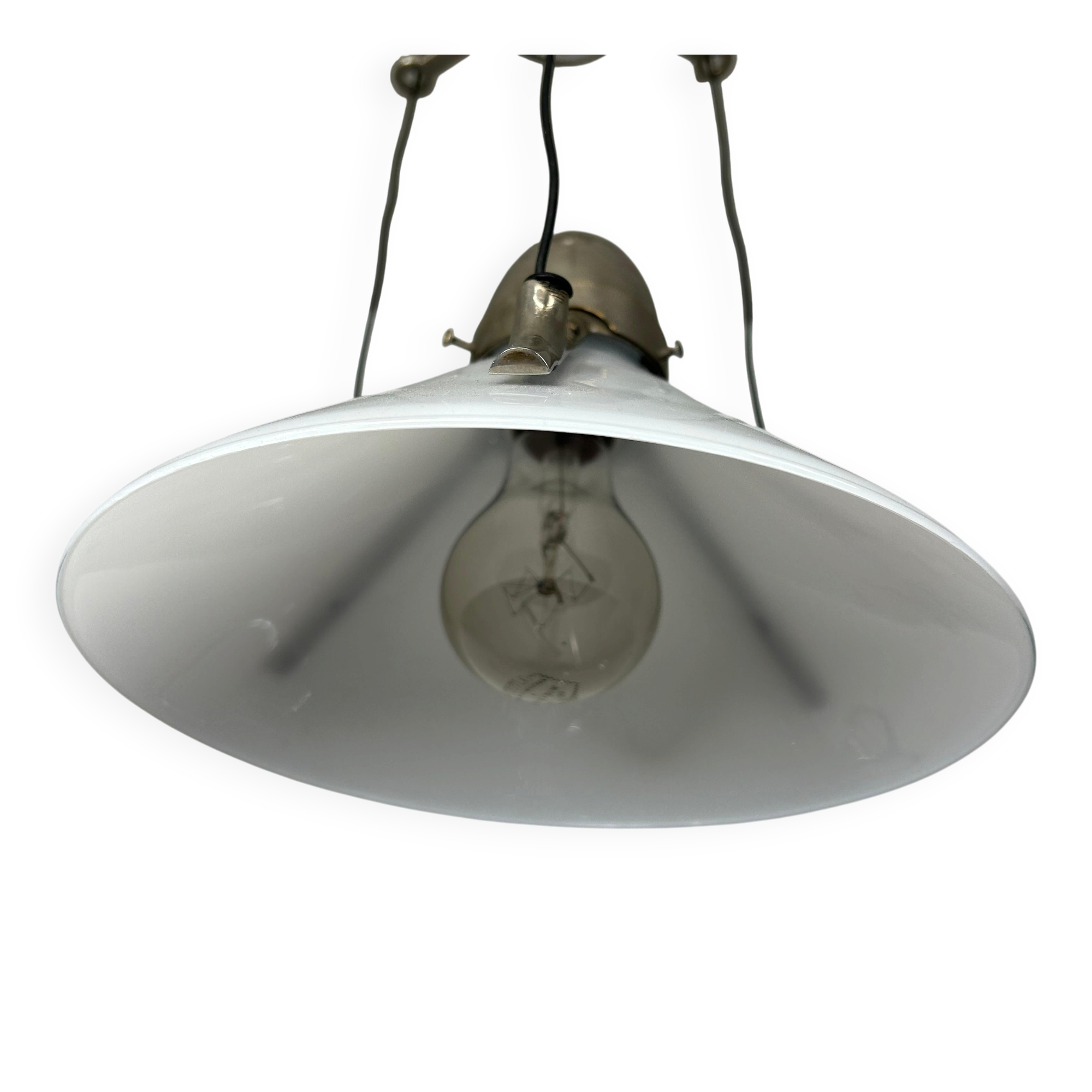 Lampe suspendue réglable art déco