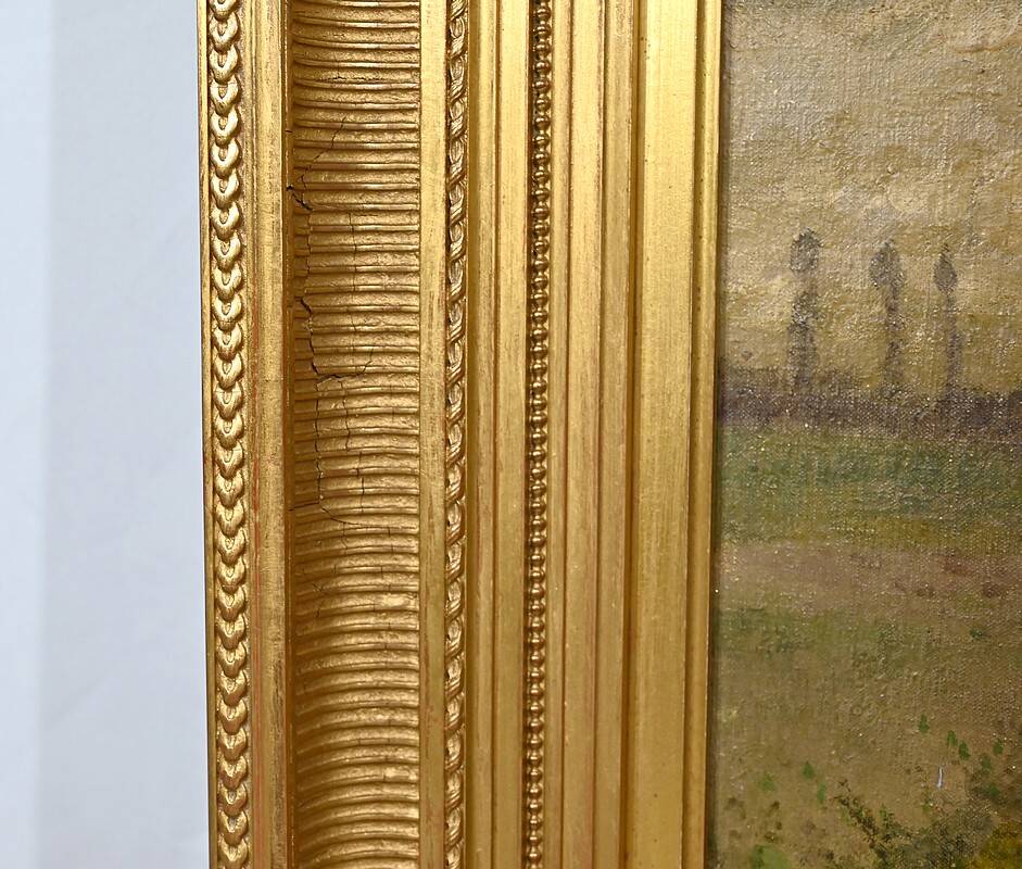 Oil on canvas, signed Cheret – Mid 19th century