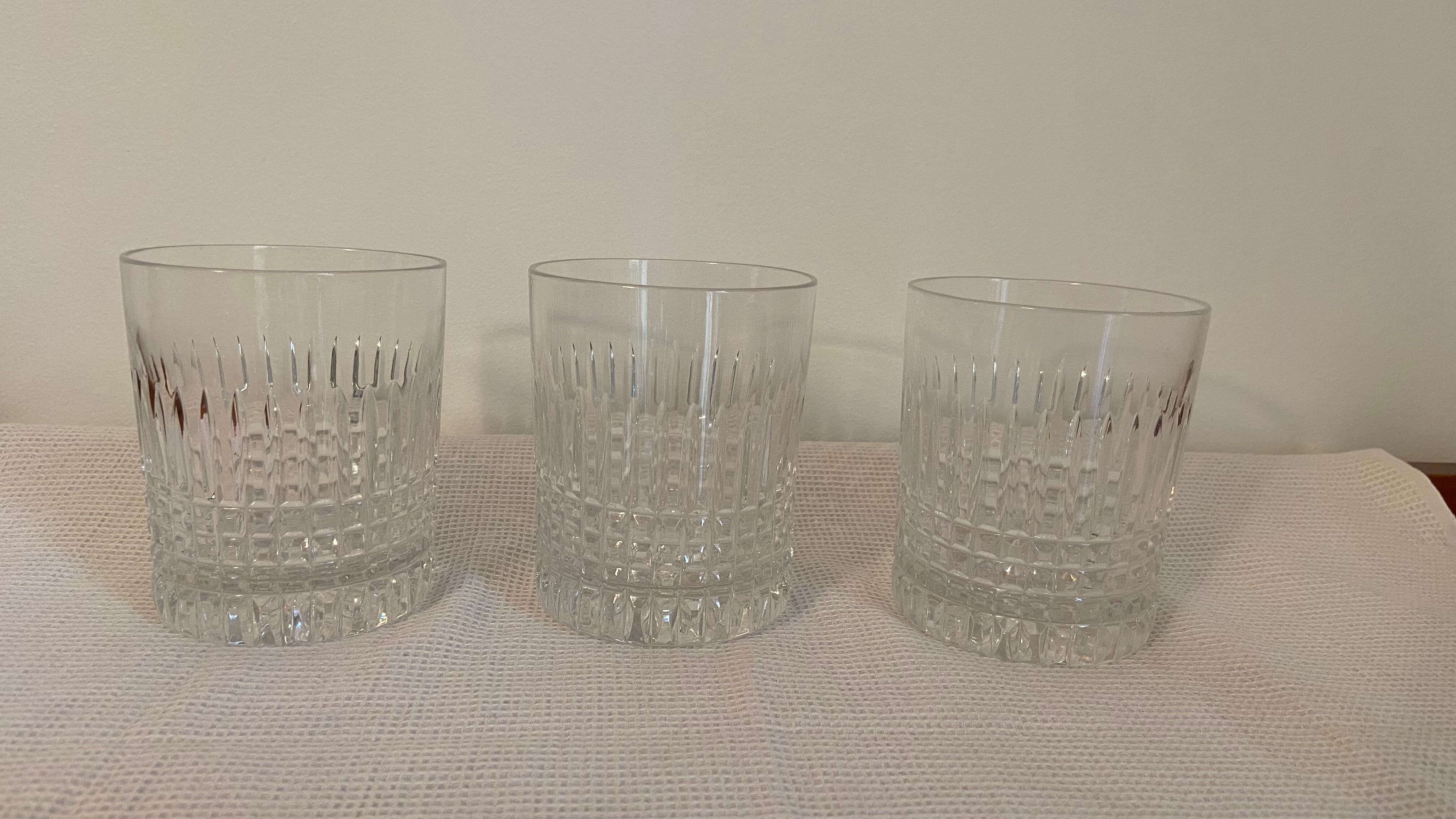 Christmas Pop-up 2022 - Trio of cut crystal whisky glasses