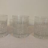 Christmas Pop-up 2022 - Trio of cut crystal whisky glasses