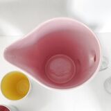 Pitcher service + 6 vintage glasses 1960