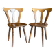Lot de 2 chaises bistrot vintage