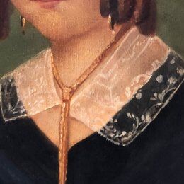 Tableau "La jeune femme au jasmin"