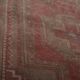 Vintage tribal geometric caucasian runner rug hand-knotted oriental carpet