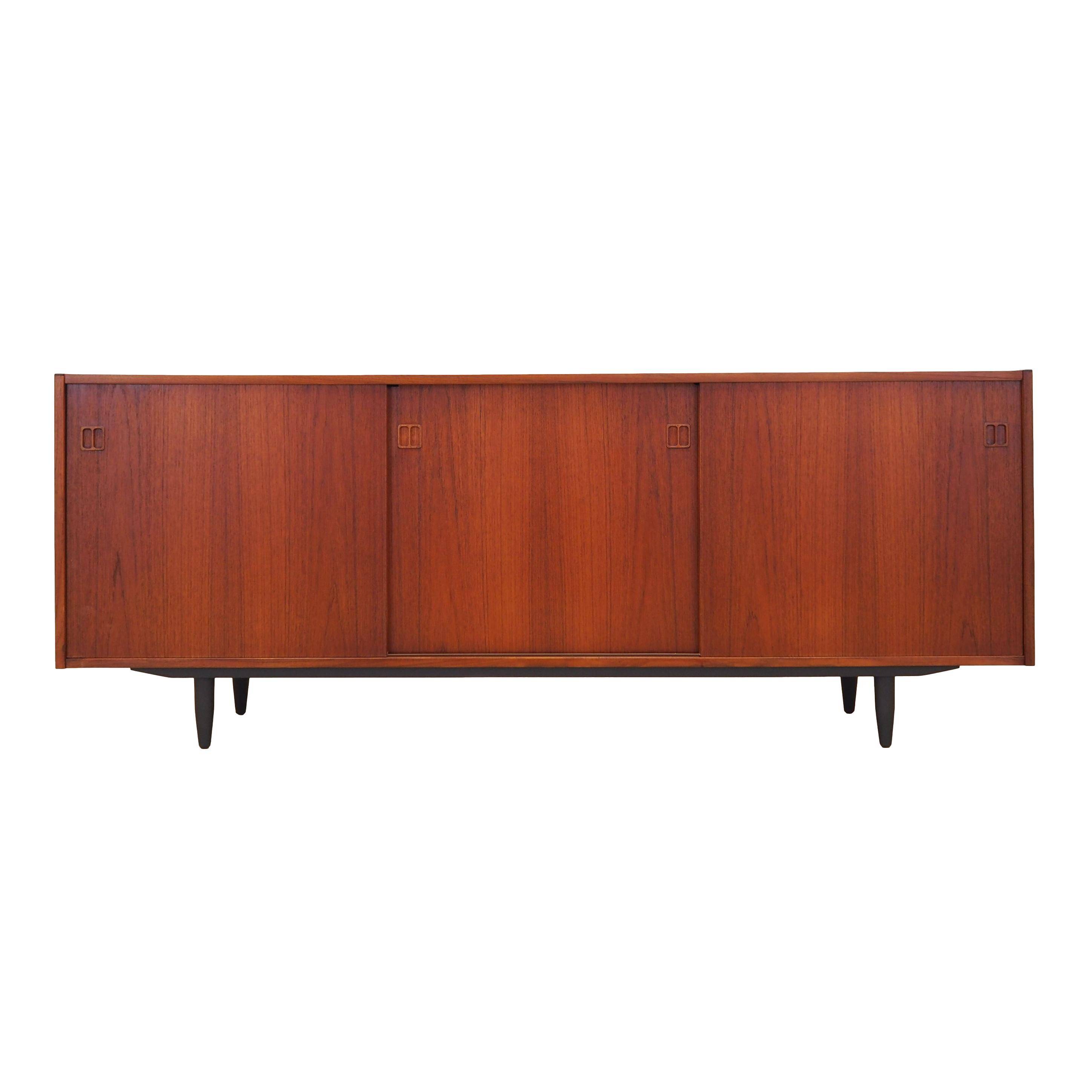 Buffet en teck, design danois, années 1970, production : Danemark