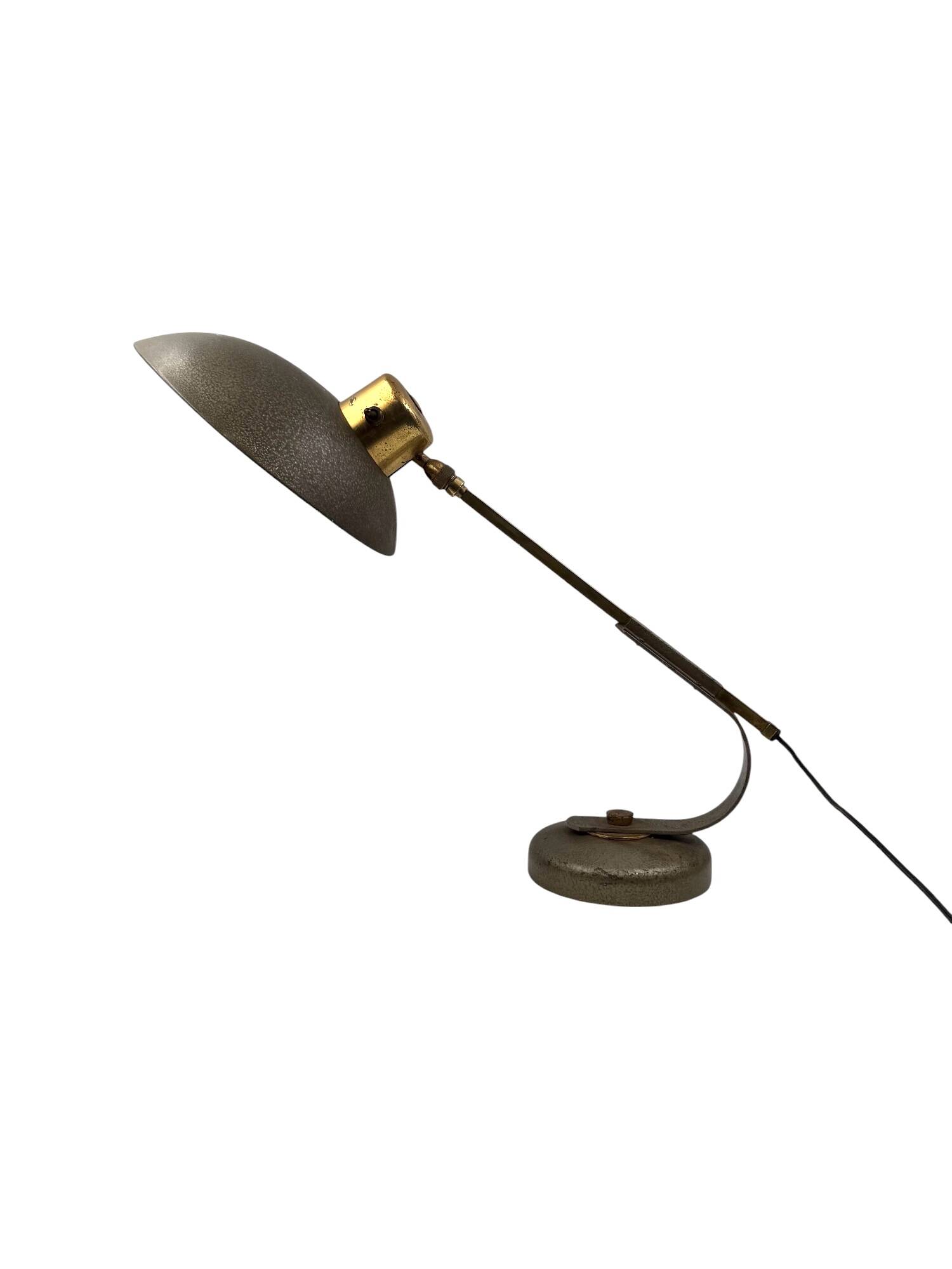 Mid-century modern Desk Lamp, Ferdinand Solère France 1950s